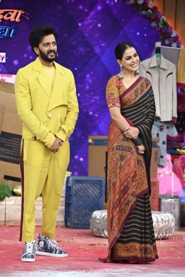 Chala Hawa Yeu Dya Genelia Riteish Deshmukh