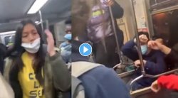 अमेरिकन मुलींची आशियाई मुलांना मारहाण; एका मुलीला तर चपलीने हाणलं, पाहा VIRAL VIDEO