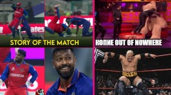 VIDEO : अफगाणिस्तानच्या ‘वजनदार’ खेळाडूला धडकला हार्दिक पंड्या; ट्विटरवर उठला मीम्सचा बाजार!