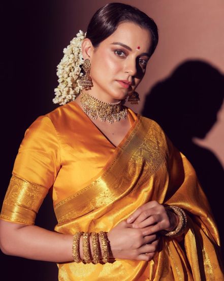 Kangana Ranaut Saree Blouse Collection Fashion