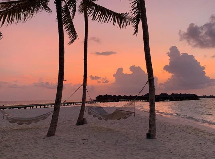 Pooja Hegde Maldives Vacation Luxury Hotel Huvafen Fushi Maldives one night charges