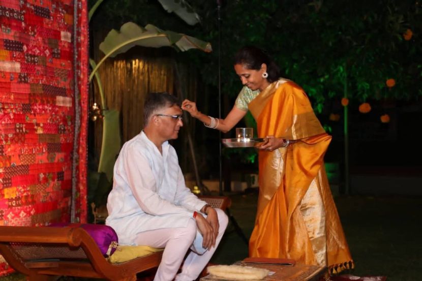 Sharad Pawar Supriya Sule Pawar Family Diwali 2021 Photos