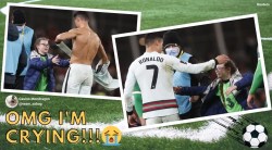 रोनाल्डोच्या भेटीसाठी मैदानात धावत आली चिमुकली फॅन, Cristiano Ronaldo ने दिलं हे खास गिफ्ट, पाहा VIRAL VIDEO