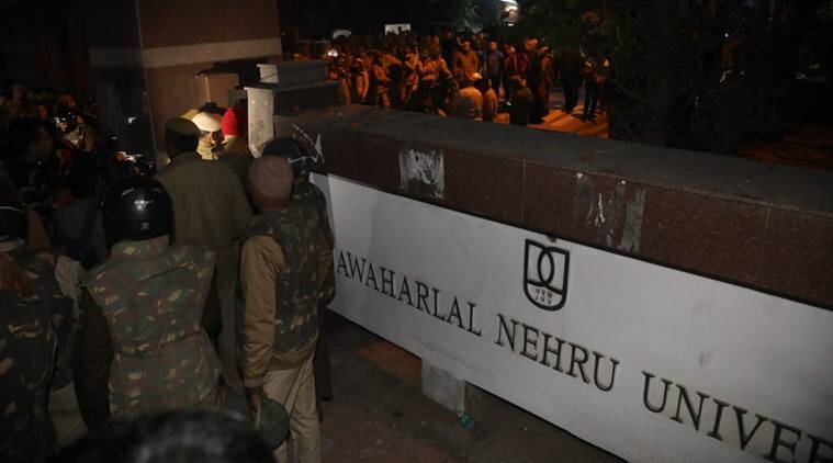 jnu clashes between abvp and left alliance many injured in fight