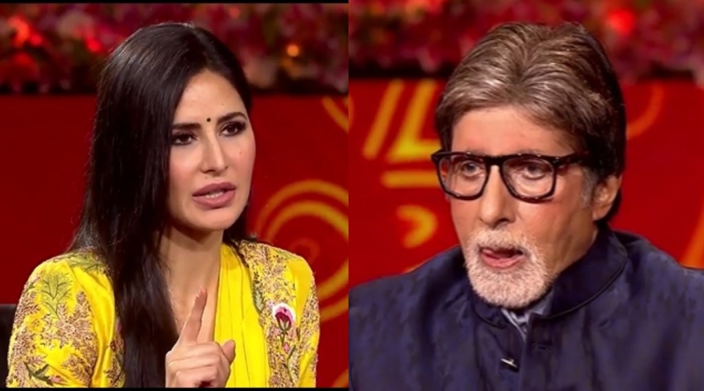 Video : ‘केबीसी’च्या सेटवर कतरिना कैफचा प्रश्न, बिग बीही गोंधळले