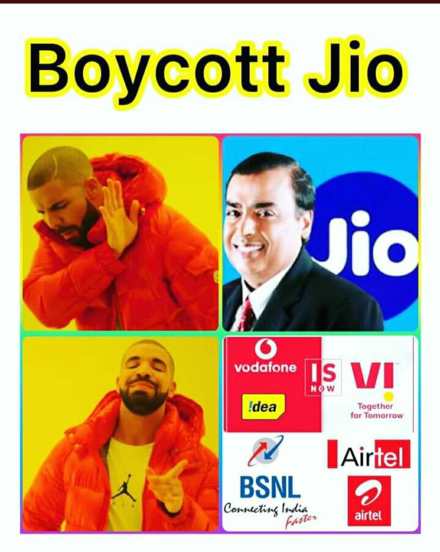 अनेकांच्या मते जिओ वापरणे बंद करायला हवे.