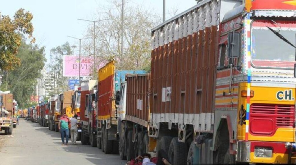 movement of trucks
