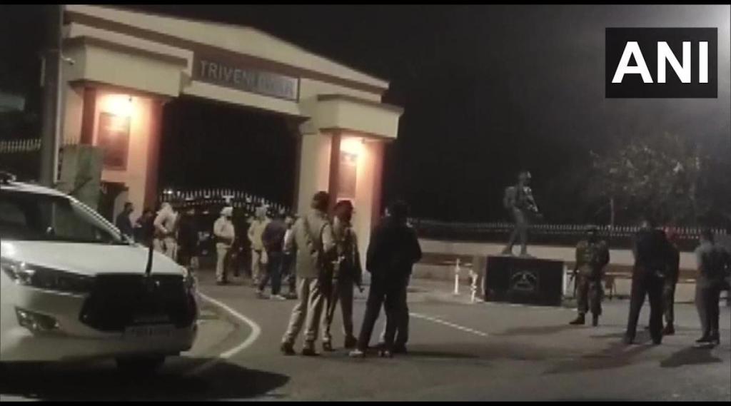 grenade blast near Triveni Gate of an Army camp in Pathankot