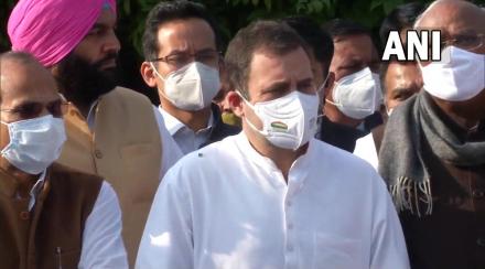 Parliament Winter Session 2021 government is scared of holding a discussion Congress MP Rahul Gandhi Parliament Winter Session 2021 government is scared of holding a discussion Congress MP Rahul Gandhi