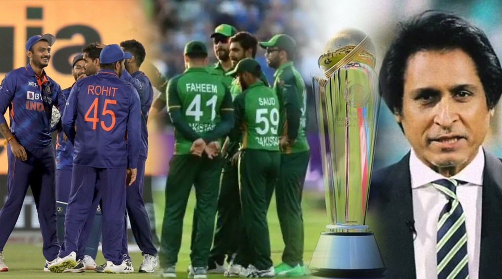 pcb chief ramiz raja reaction on india playing in champions trophy 2025 in pakistan