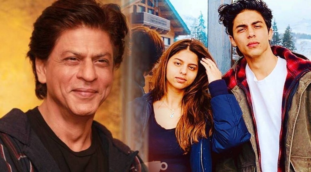 aryan khan, suhana khan, shahrukh khan,
