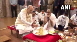 “अयोध्येतील राममंदिराची उभारणी निर्विघ्नपणे होवो”; अमित शाहांची दगडूशेठ हलवाई गणपतीकडे प्रार्थना