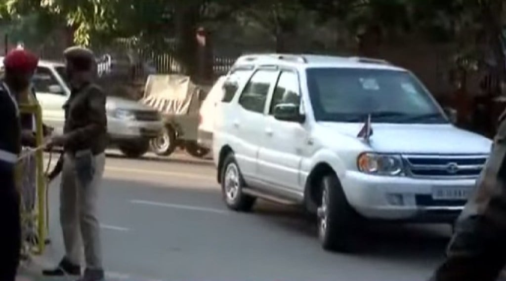 Defence Minister Rajnath Singh reaches CDS Bipin Rawat residence