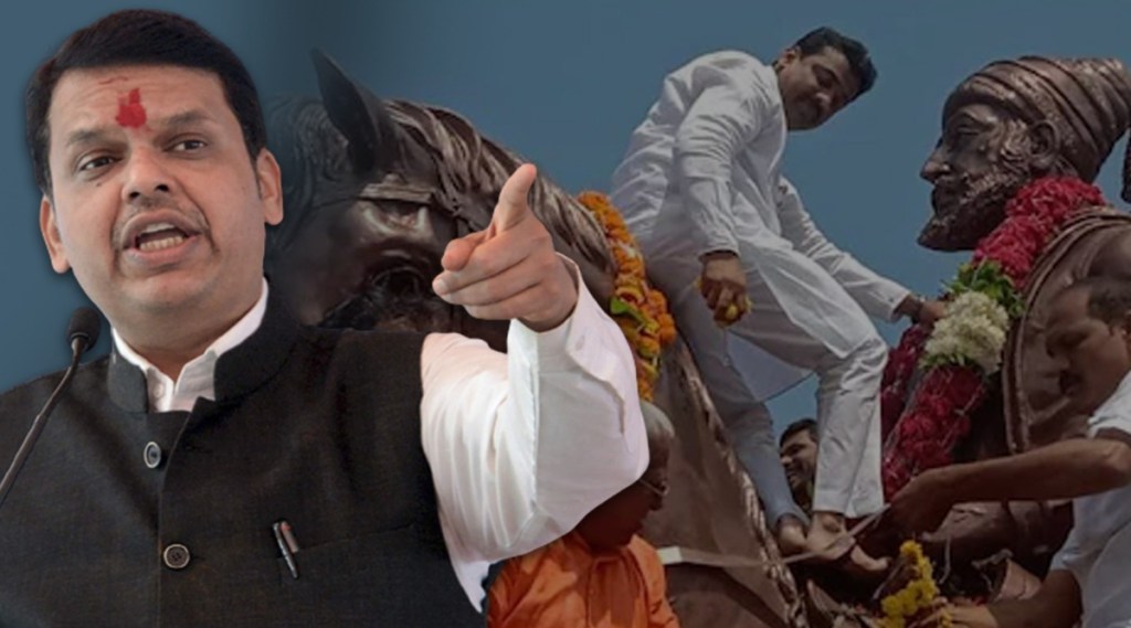 BJP, Devendra Fadanvis, Karnataka, Chhatrapati Shivaji Maharaj Statue, Mahavikas Aghadi, Shivsena, Congress, NCP BJP, Devendra Fadanvis, Karnataka, Chhatrapati Shivaji Maharaj Statue, Mahavikas Aghadi, Shivsena, Congress, NCP