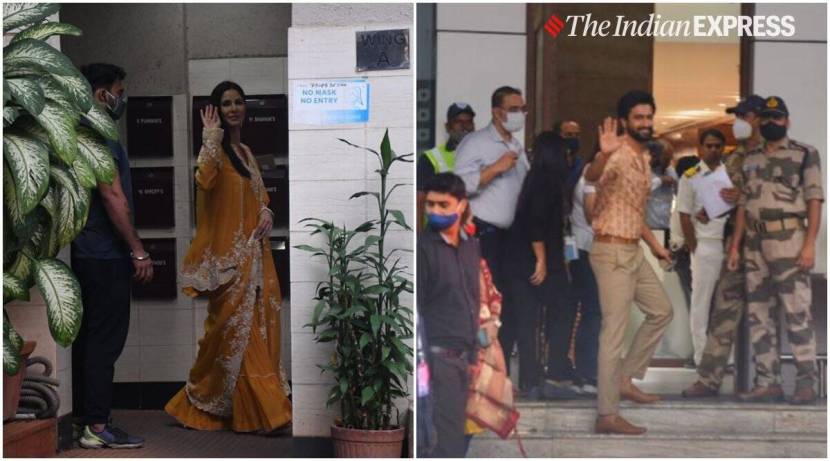 Katrina Kaif Vicky Kaushal Wedding Airport Rajasthan