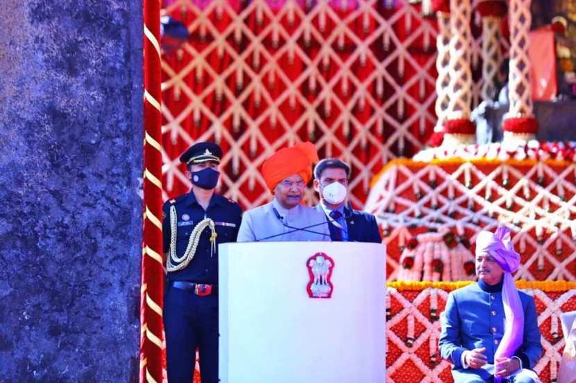 राष्ट्रपती यांनी या भेटी दरम्यान आपलं मनोगतही व्यक्त केलं.