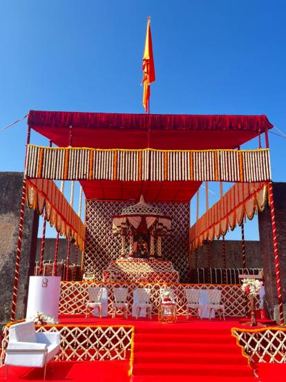 President Ram Nath Kovind Raigad Fort Maharashtra