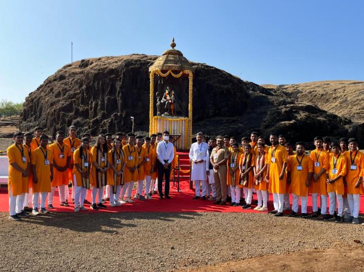 President Ram Nath Kovind Raigad Fort Maharashtra