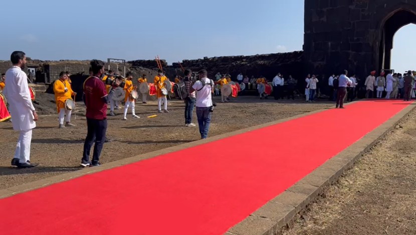 President Ram Nath Kovind Raigad Fort Maharashtra