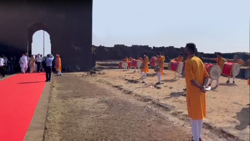 President Ram Nath Kovind Raigad Fort Maharashtra