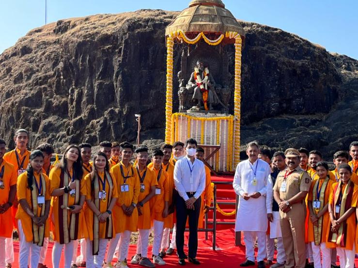 President Ram Nath Kovind Raigad Fort Maharashtra