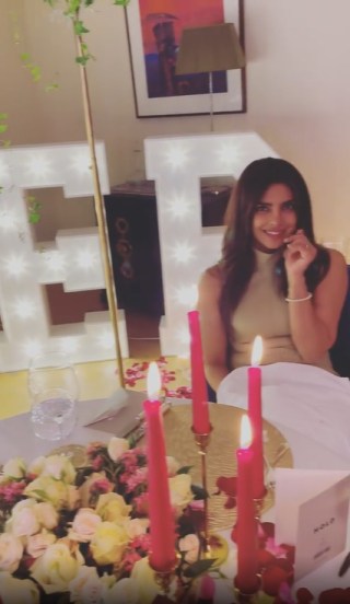 Priyanka Chopra Nick Jonas Anniversary Celebration