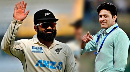 anil kumbles reaction after ajaz patel takes 10 wickets in an innings