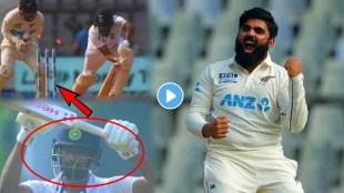 ind vs nz r ashwin takes review after getting clean bowled by ajaz patel
