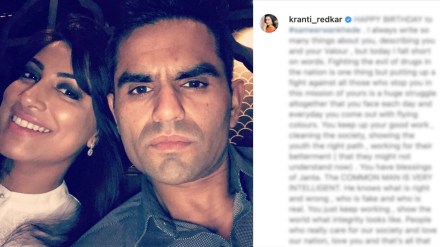 kranti redkar, sameer wankhede, sameer wankhede birthday,