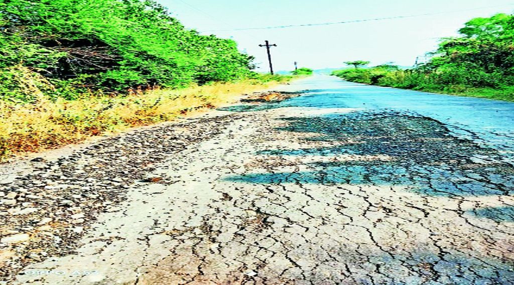 द्रुतगती मालवाहू मार्गामुळे स्थानिक रस्ते उखडले