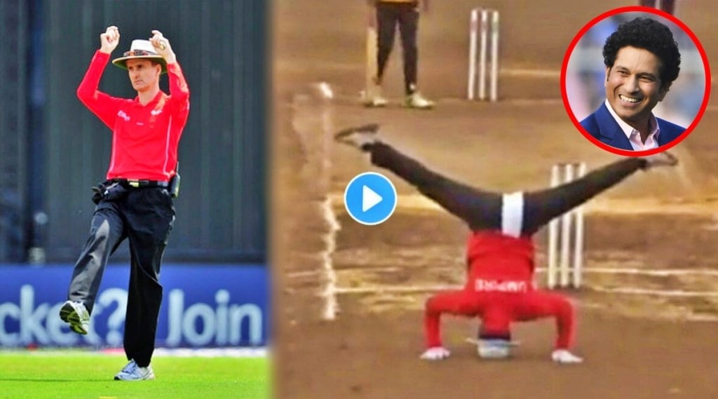 sachin tendulkar refers to billy bowden-while-sharing-viral-video-of-umpire-signalling-wide