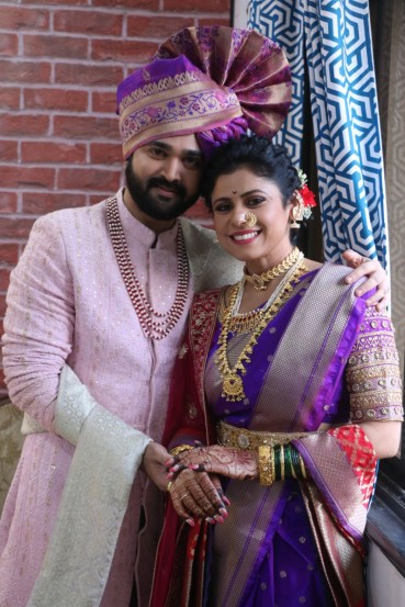 Aai Kuthe Kay Karte Abhishek Anagha Wedding Photos