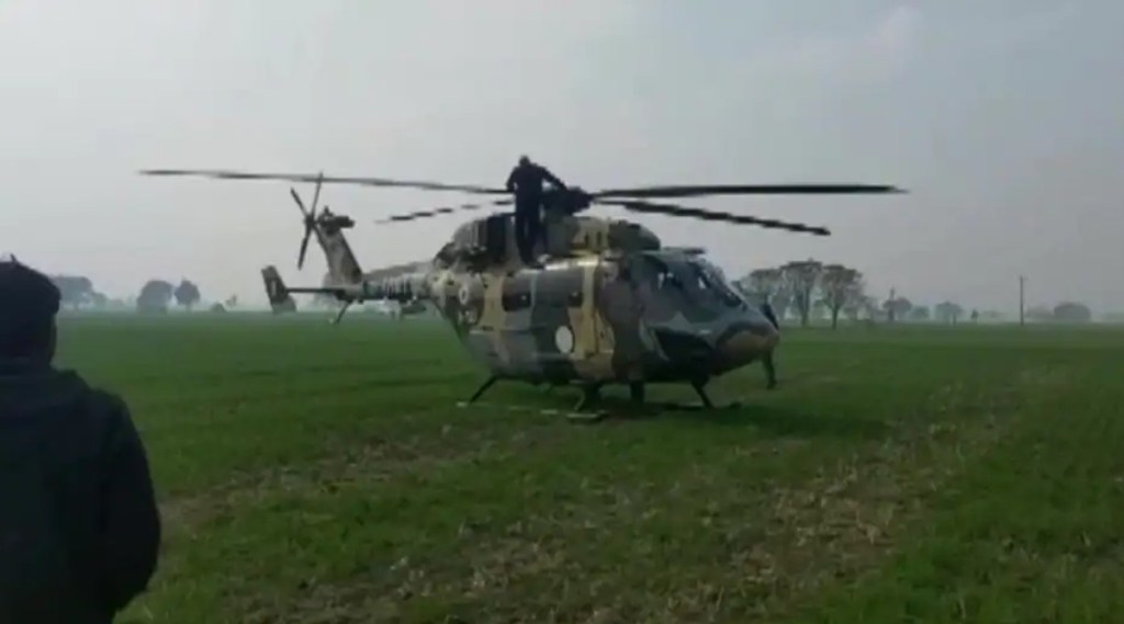 Indian Army ALH Dhruv helicopter