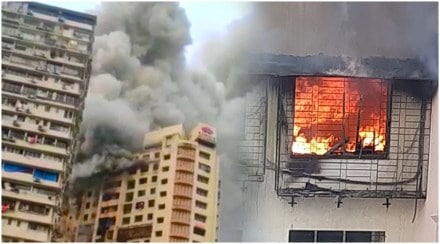 मुंबईतील ताडदेव भागातील २० मजली इमारतीत भीषण आग ; सहा जणांचा मृत्यू