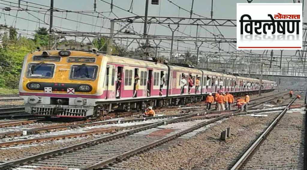 Due to signal failure near Kalwa station Central Railway local train time table disturbed