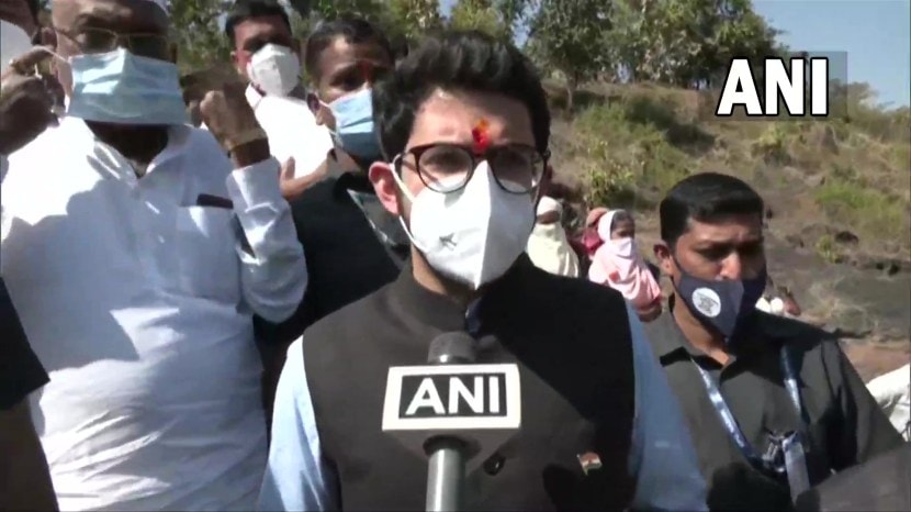 Maharashtra Minister Aaditya Thackeray today inaugurated a bridge in Shendripada of Nashik