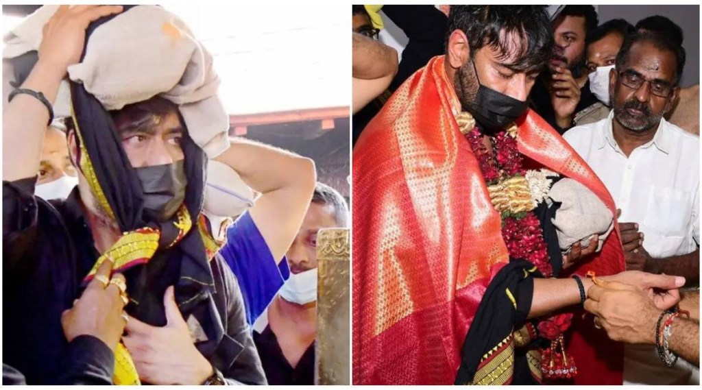 ajay devgn, ajay devgn photos, sabarimala temple, ajay devgn visits sabarimala temple, अजय देवगण, अजय देवगण फोटो, सबरीमाला मंदिर, अजय देवगण इन्स्टाग्राम
