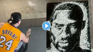 amazing portrait on glass