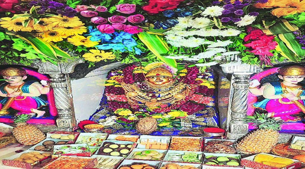 काळूबाई मंदिर परिसरात भाविकांअभावी सर्वत्र शुकशुकाट