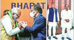 उत्तर प्रदेशात फोडाफोडीला वेग ; आणखी एका मंत्र्याचा राजीनामा : सप, काँग्रेस आमदाराचा भाजपमध्ये प्रवेश