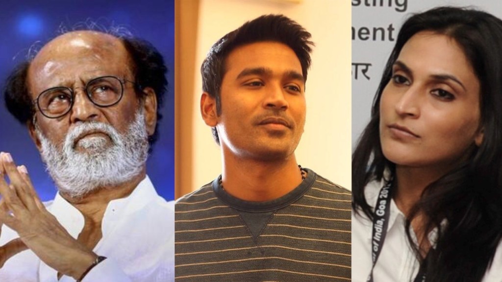 rajinikanth, dhanush, aishwaryaa,