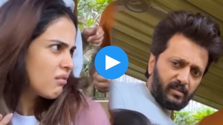 Genelia Deshmukh, Riteish Deshmukh, Genelia Deshmukh husband, Riteish Deshmukh wife, Riteish Deshmukh video, Genelia Deshmukh video, viral video, bollywood,