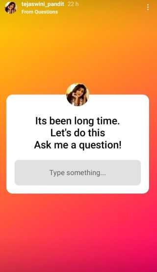 ask me a question instagram by Marathi Actress tejaswini pandit everything you want to know
