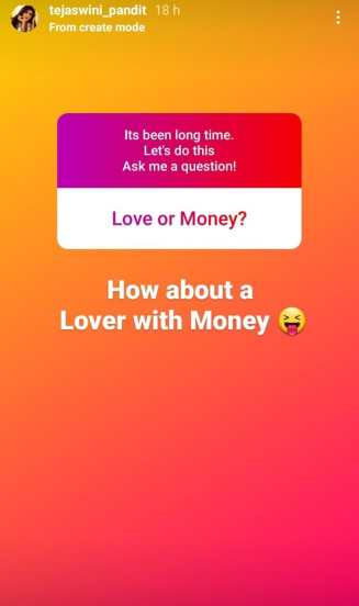 ask me a question instagram by Marathi Actress tejaswini pandit everything you want to know