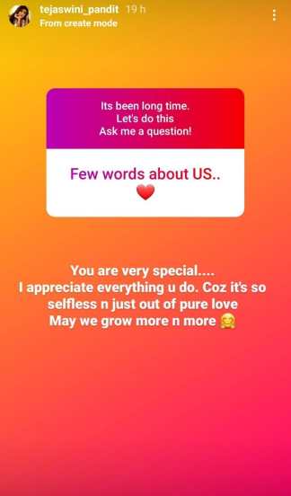 ask me a question instagram by Marathi Actress tejaswini pandit everything you want to know