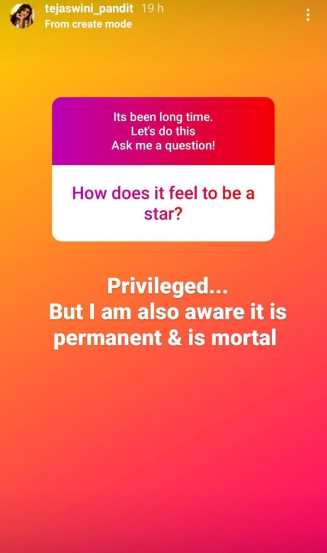 ask me a question instagram by Marathi Actress tejaswini pandit everything you want to know