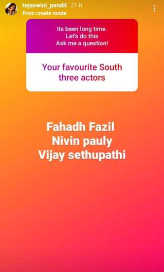 ask me a question instagram by Marathi Actress tejaswini pandit everything you want to know