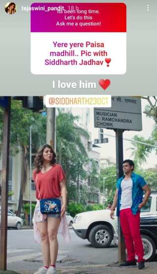 ask me a question instagram by Marathi Actress tejaswini pandit everything you want to know