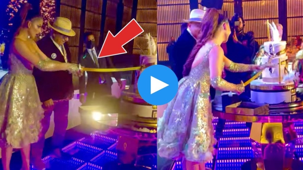 Urvashi Rautela, Urvashi Rautela latest video, Urvashi Rautela viral video, Urvashi Rautela cut the cake with a sword, Urvashi Rautela viral video, Urvashi Rautela cake cutting video,