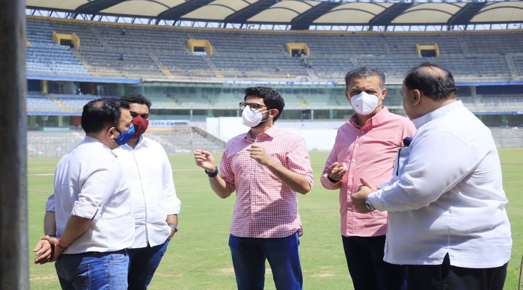 Aditya Thackeray visited the Wankhede Stadium before ipl 2022
